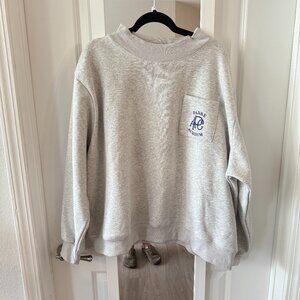 Parke x Aureum Mockneck Size XXL Color Grey Blue
